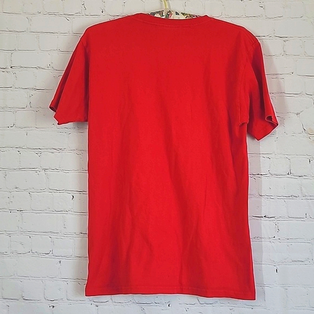 Vintage Y2K No Boundaries Chili Pepper Red Tattoo Jaguar Print Tee Tshirt Size S - Picture 14 of 15
